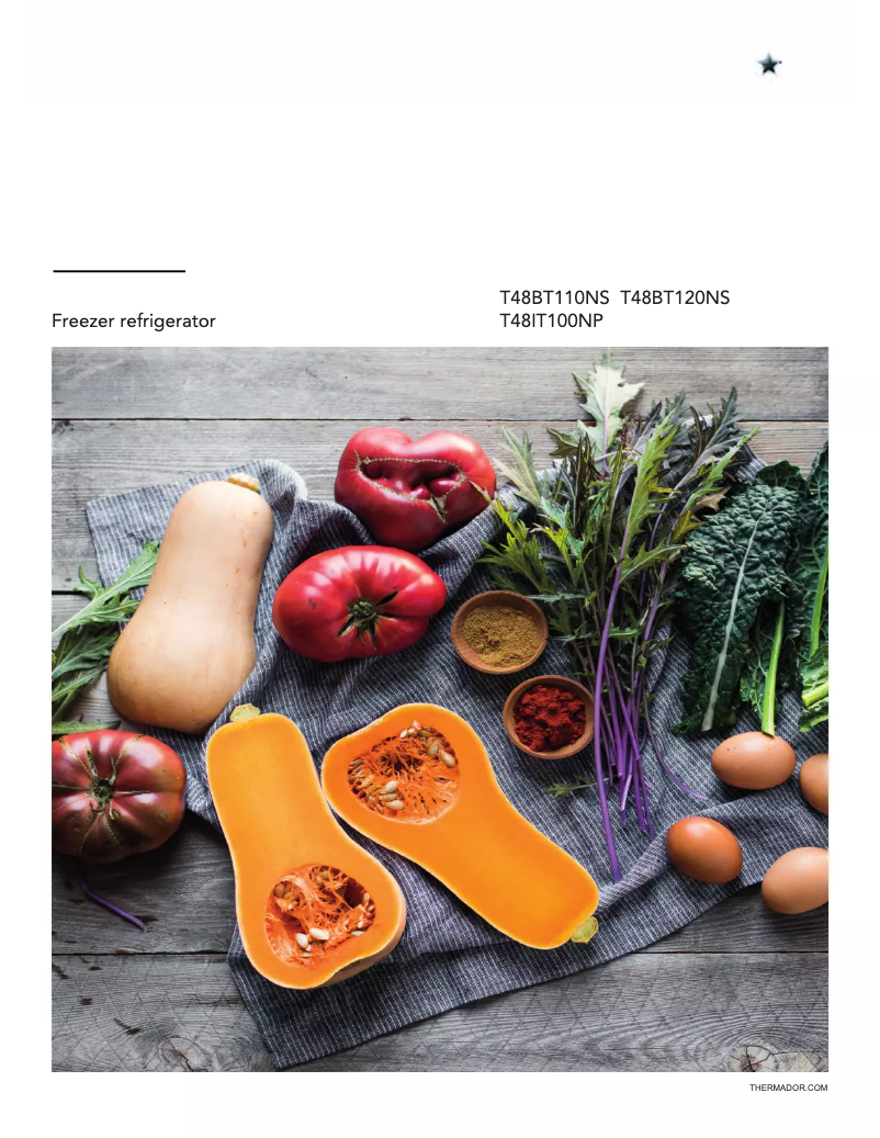 Page 1 of the manual User Manual Thermador T48IT100NP