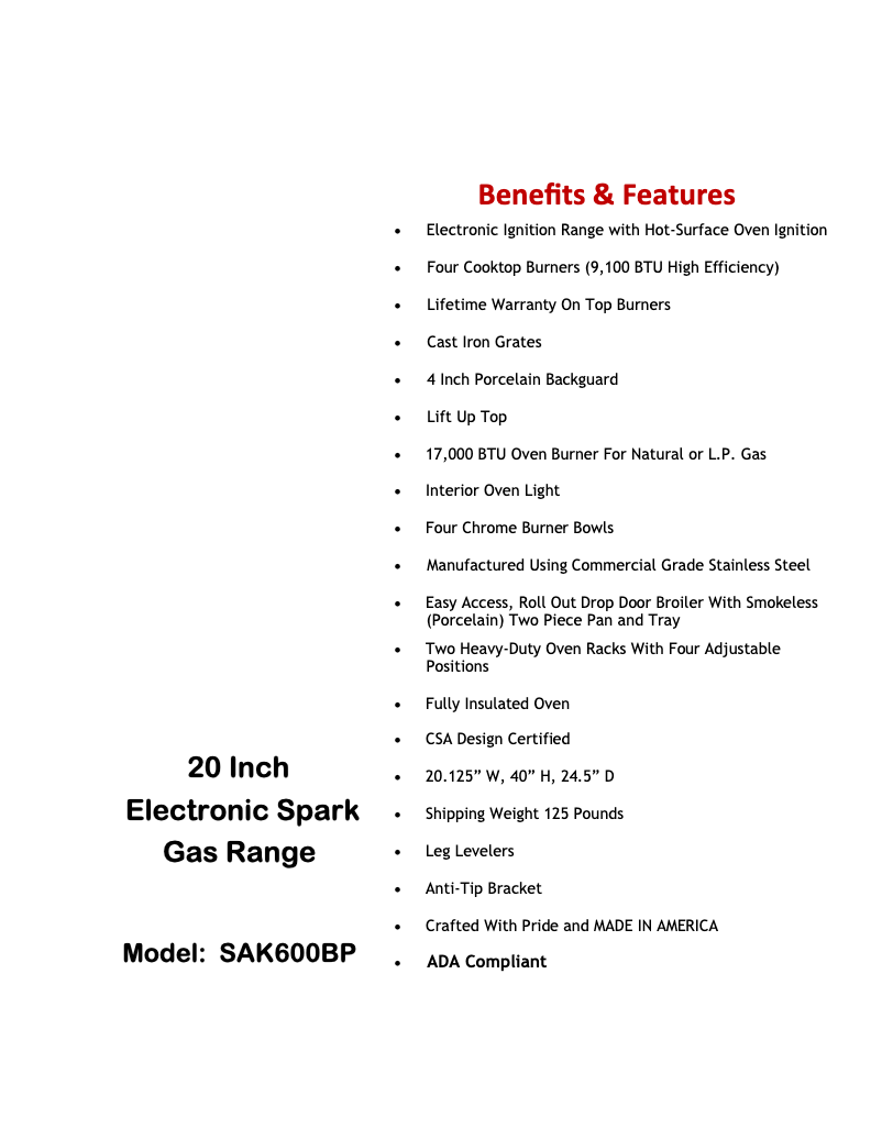 Image de la première page du manuel de l'appareil SAK600BP
