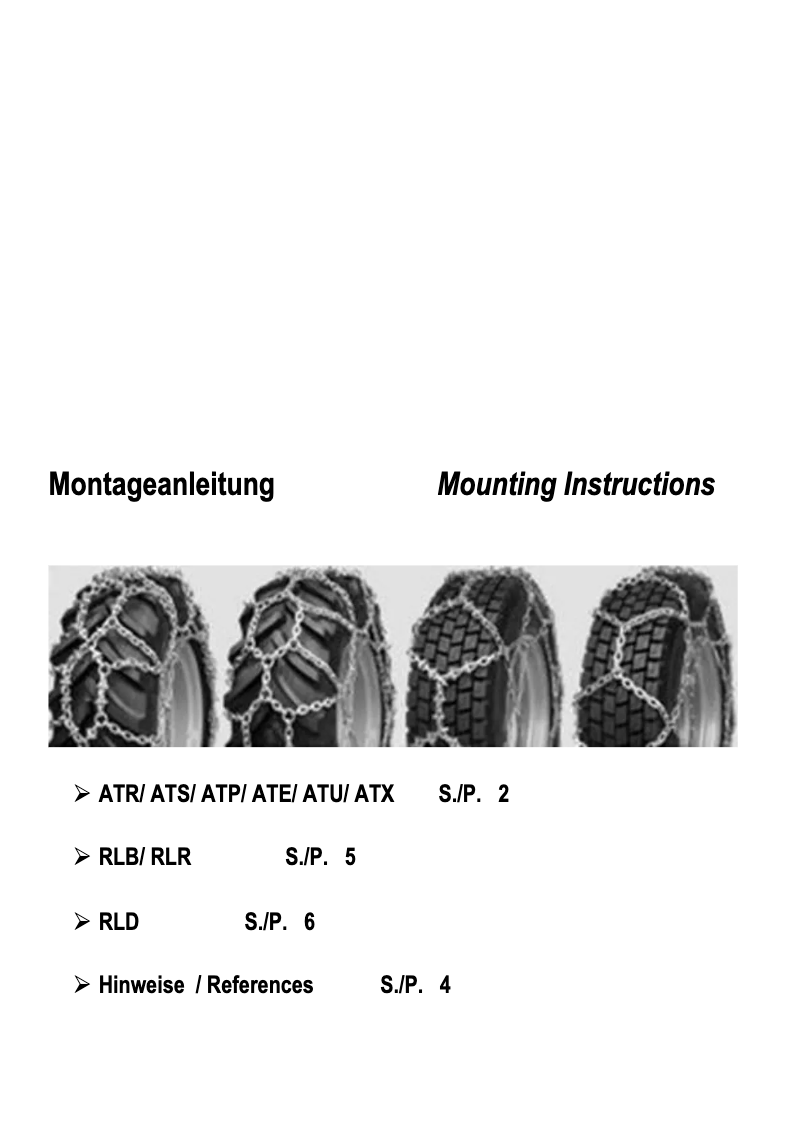 First page image of the manual for ATR
