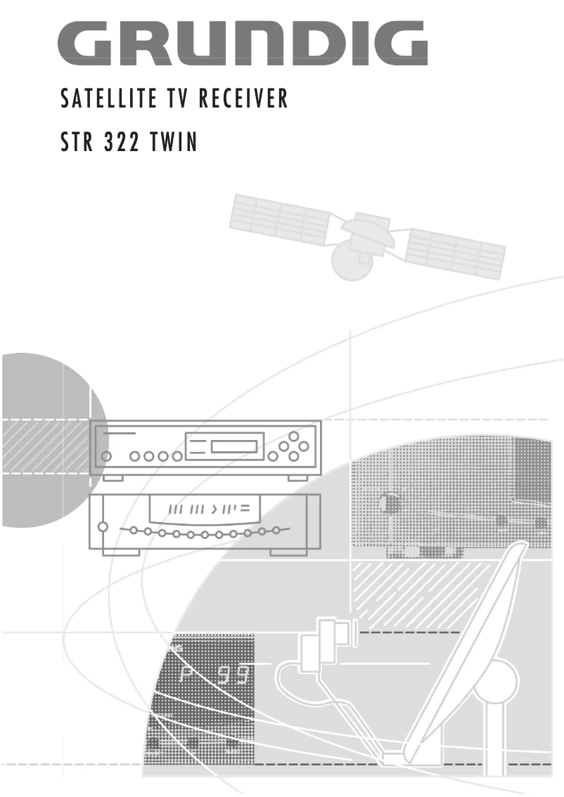 First page image of the manual for STR 322 Twin