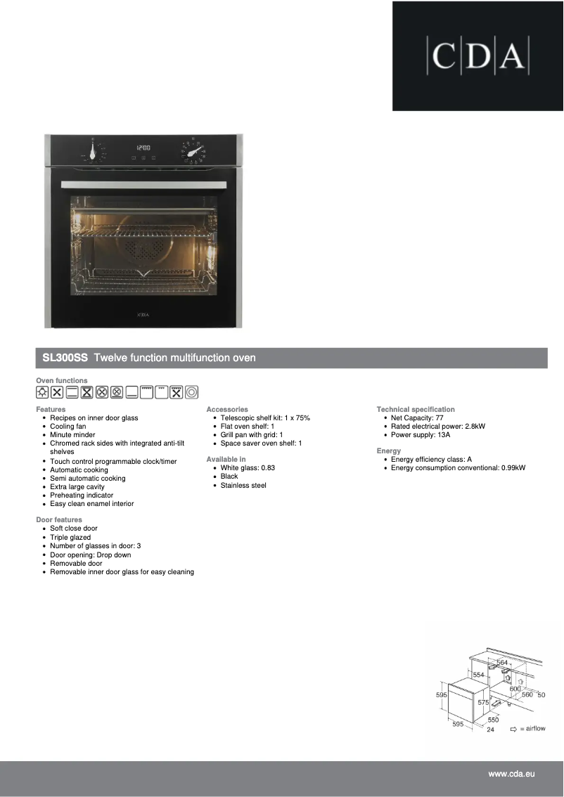 First page image of the manual for SL300SS