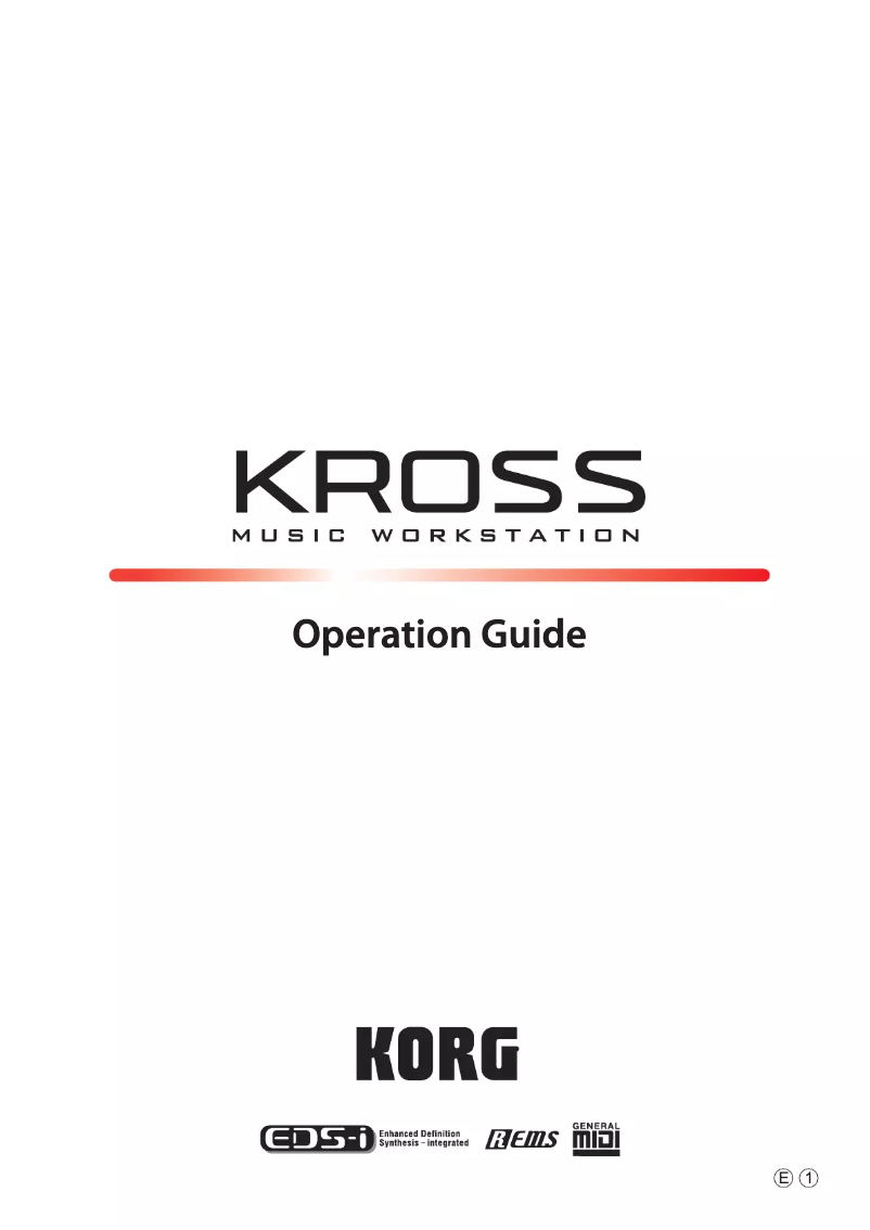 First page image of the manual for Kross 88