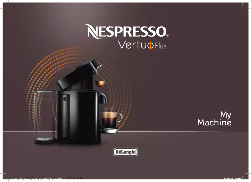 First page image of the manual for Nespresso Vertuo Plus