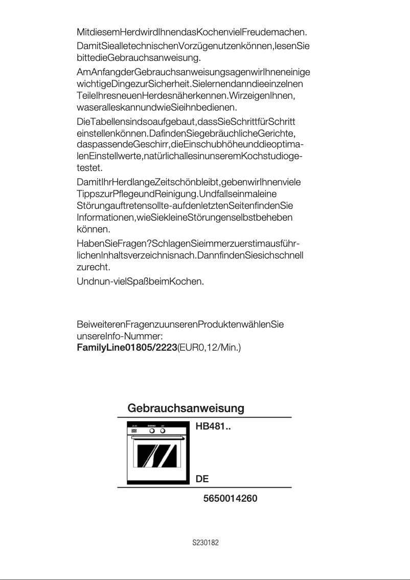 First page image of the manual for HB48165