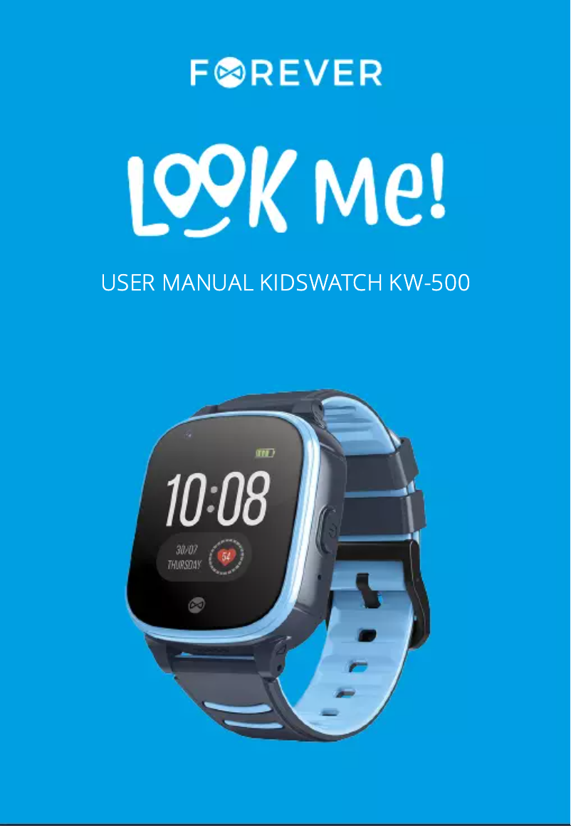 First page image of the manual for Look Me KW-500