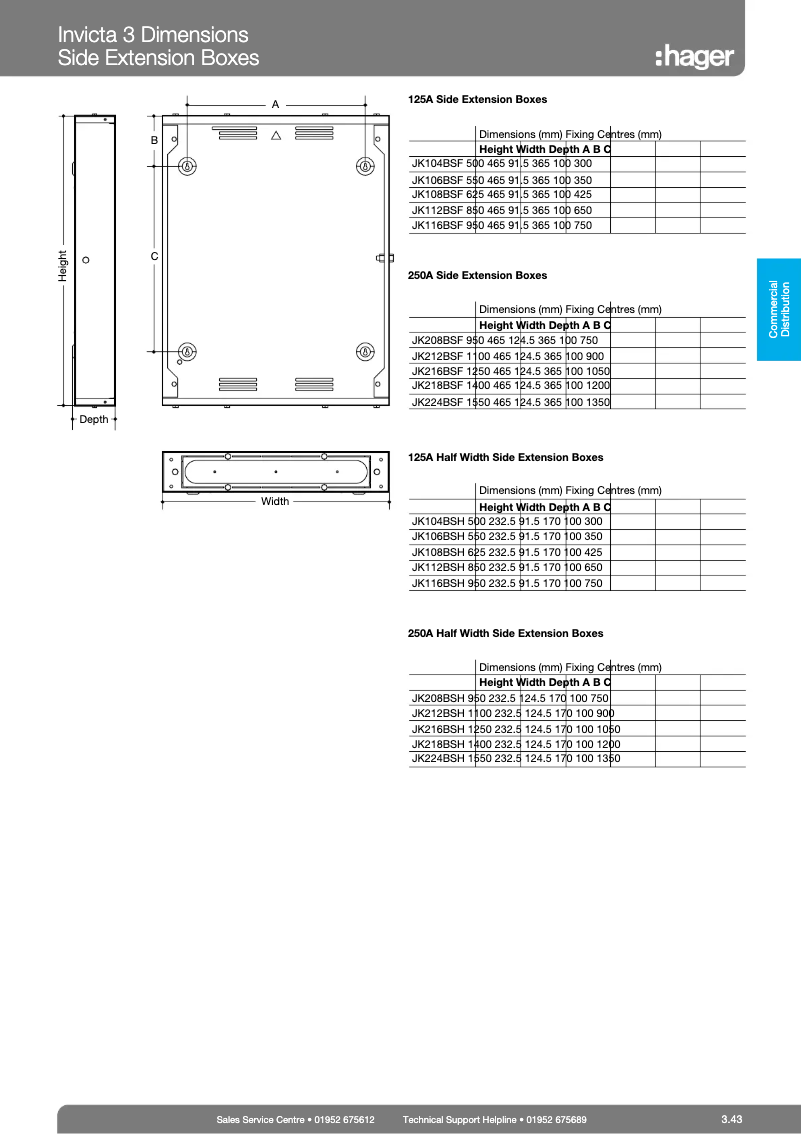 First page image of the manual for JK104BSF