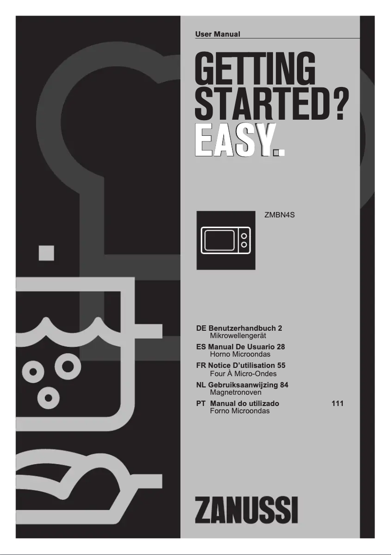 First page image of the manual for ZMBN4SX