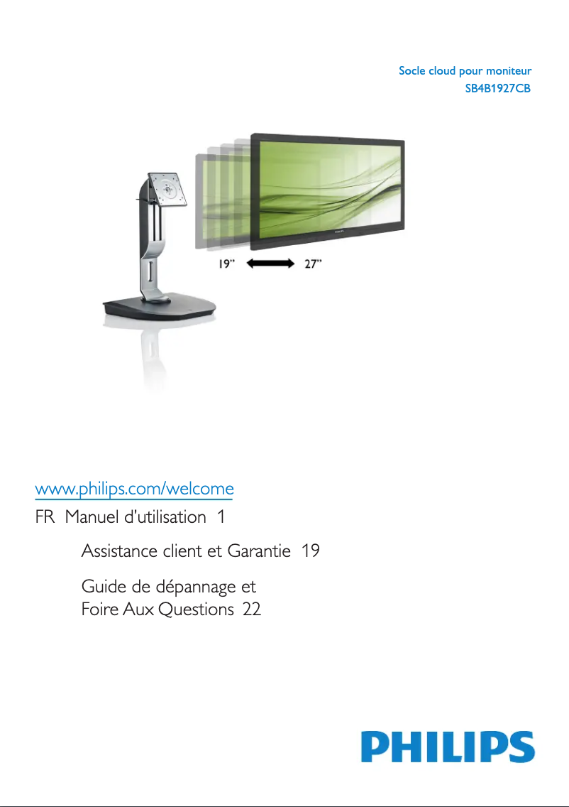 Image de la première page du manuel de l'appareil SB4B1927CB