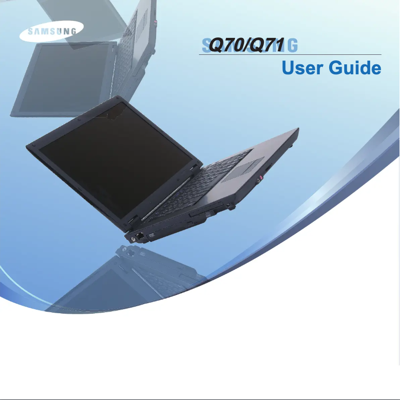 Page 1 of the manual User Manual Samsung NP-Q70