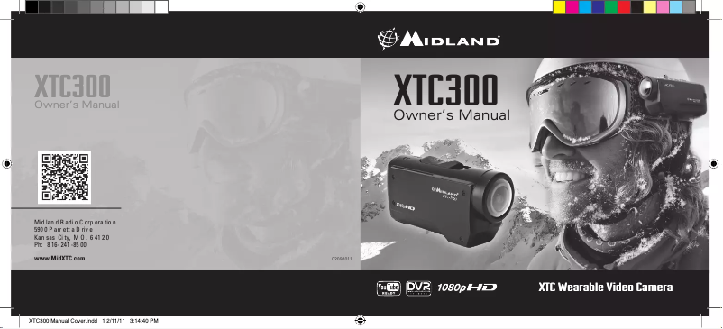 Page 1 of the manual User Manual Midland XTC300