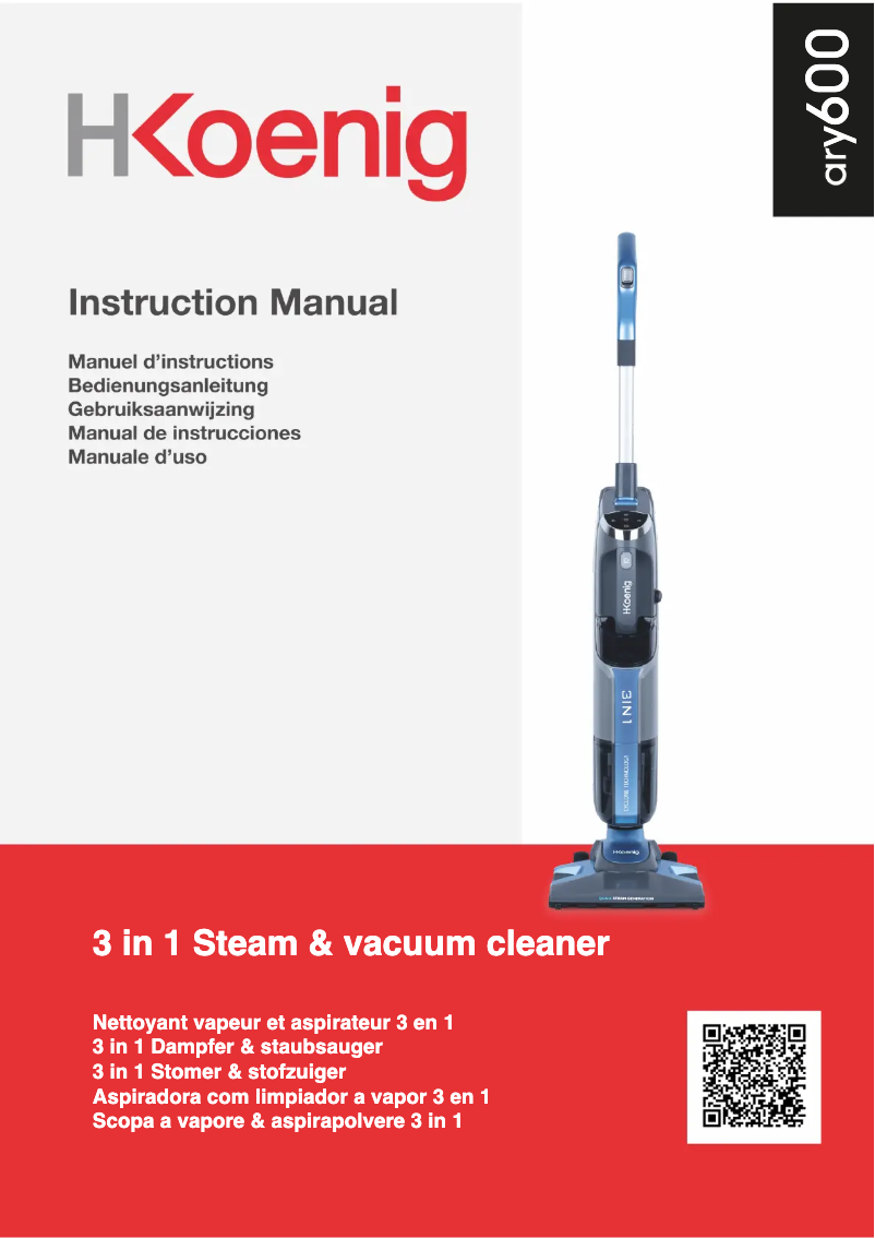 Page 1 de la notice Manuel utilisateur H.Koenig ARYA600