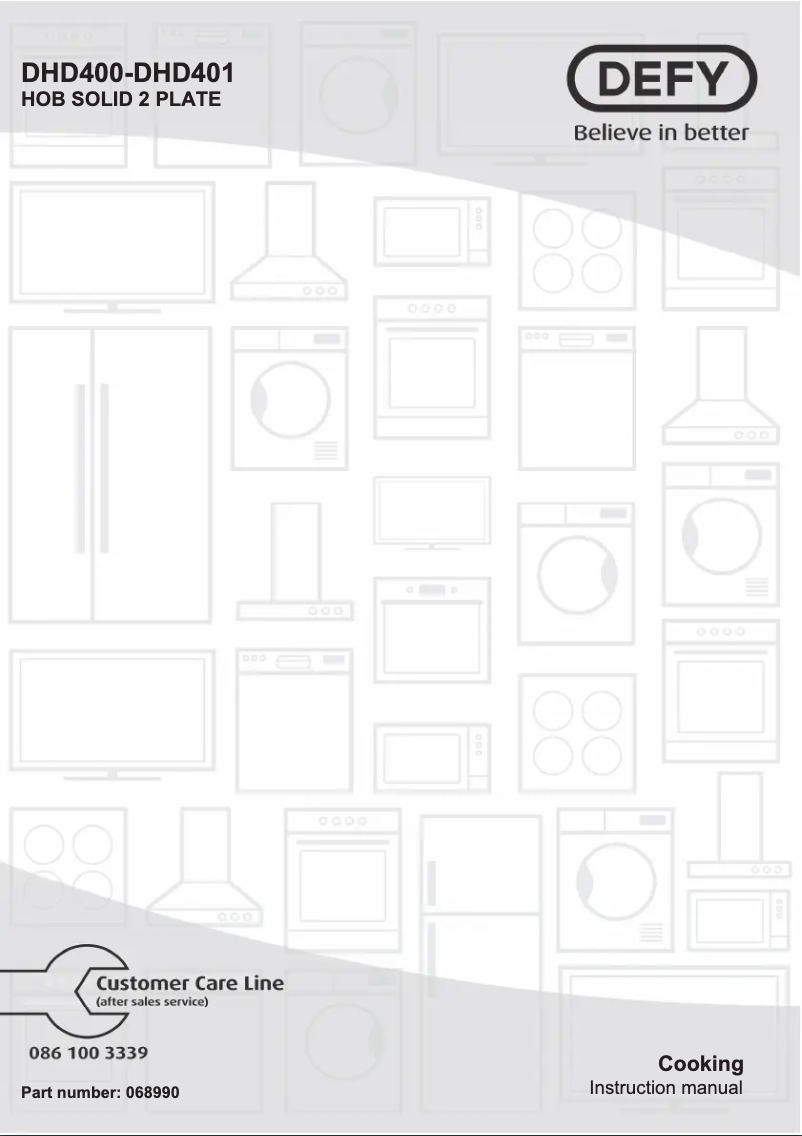 Page 1 of the manual User Manual Defy DHD400