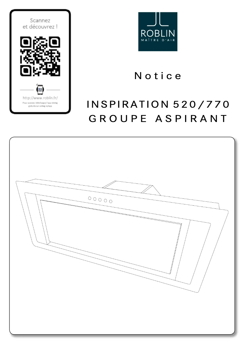 Page 1 of the manual User Manual Roblin Inspiration 770