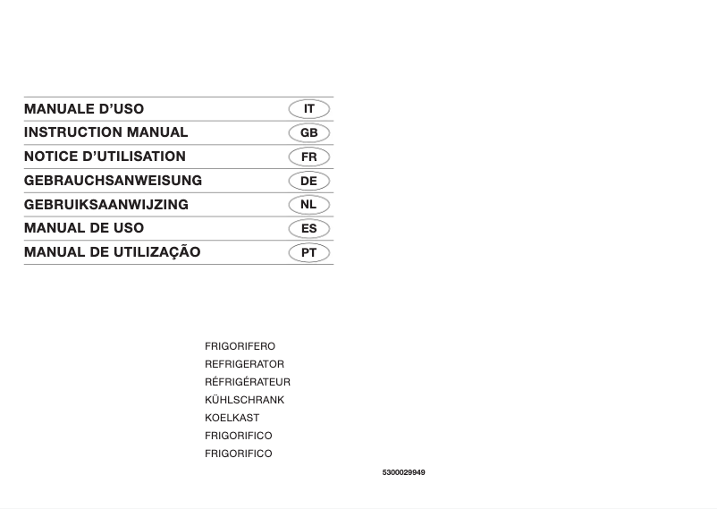 First page image of the manual for FA390X