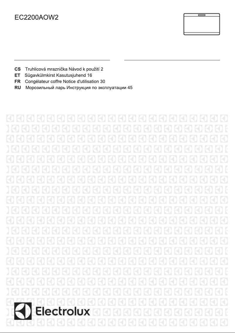 First page image of the manual for EC2200AOW2