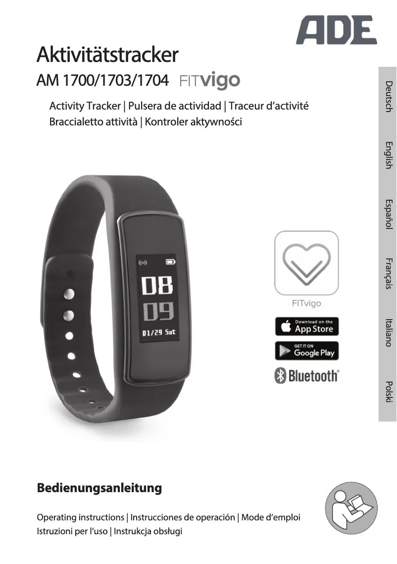 Page 1 of the manual User Manual ADE FITvigo AM 1700