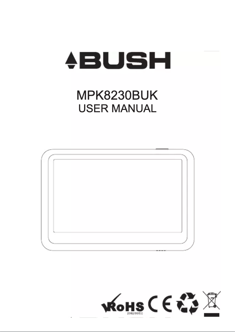 First page image of the manual for MPK8230BUK