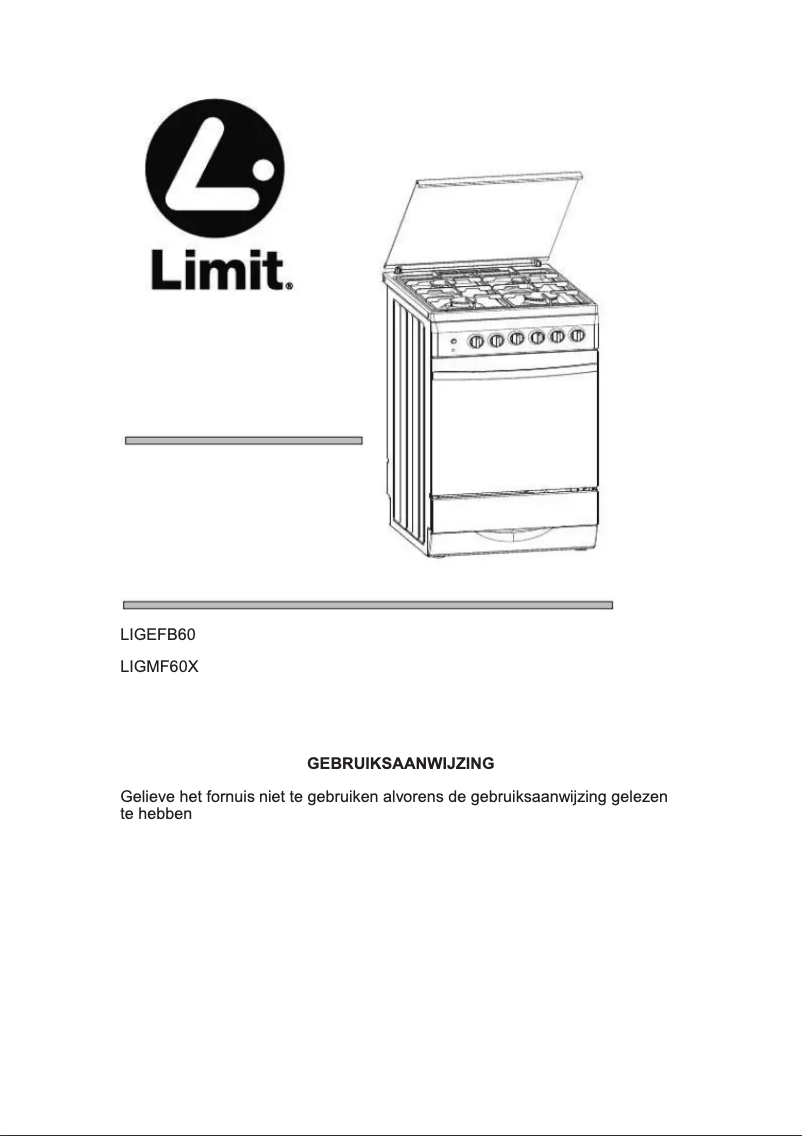 First page image of the manual for LIGEFB60