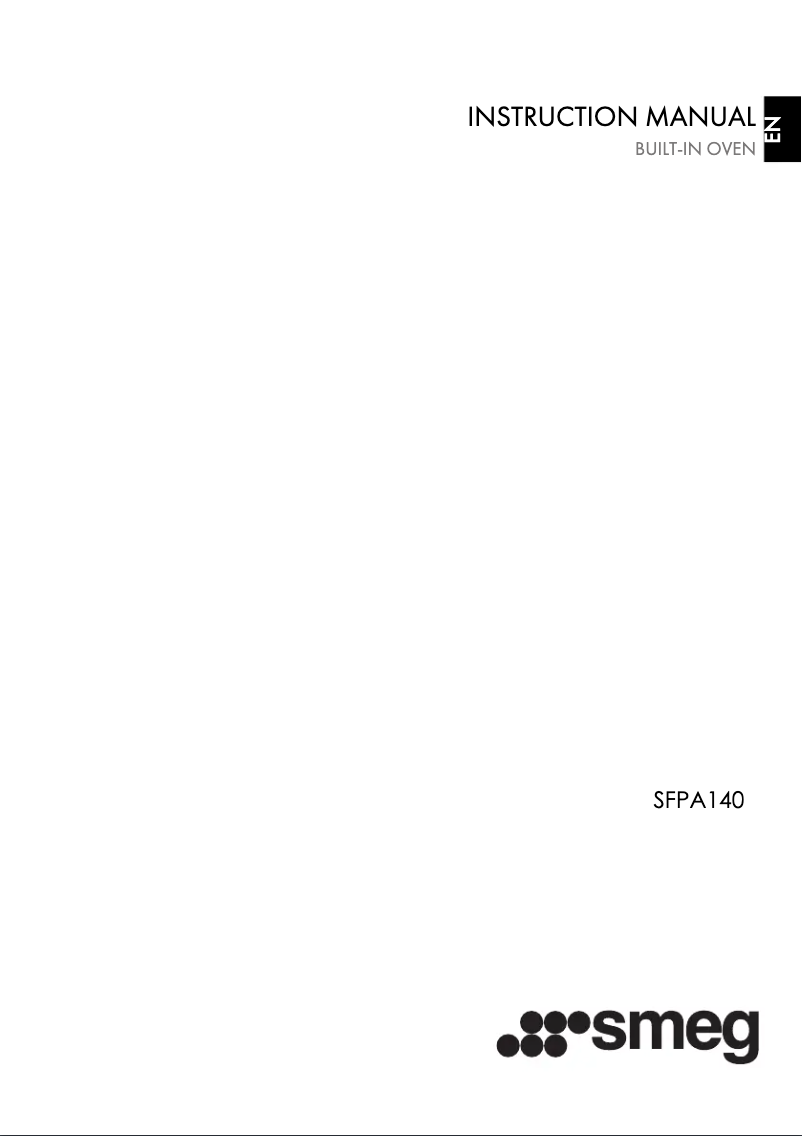 First page image of the manual for SFPA140