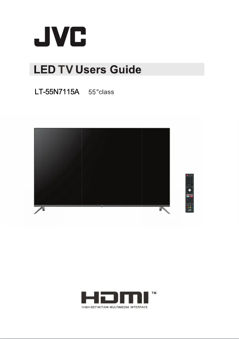 First page image of the manual for LT-43N7125A
