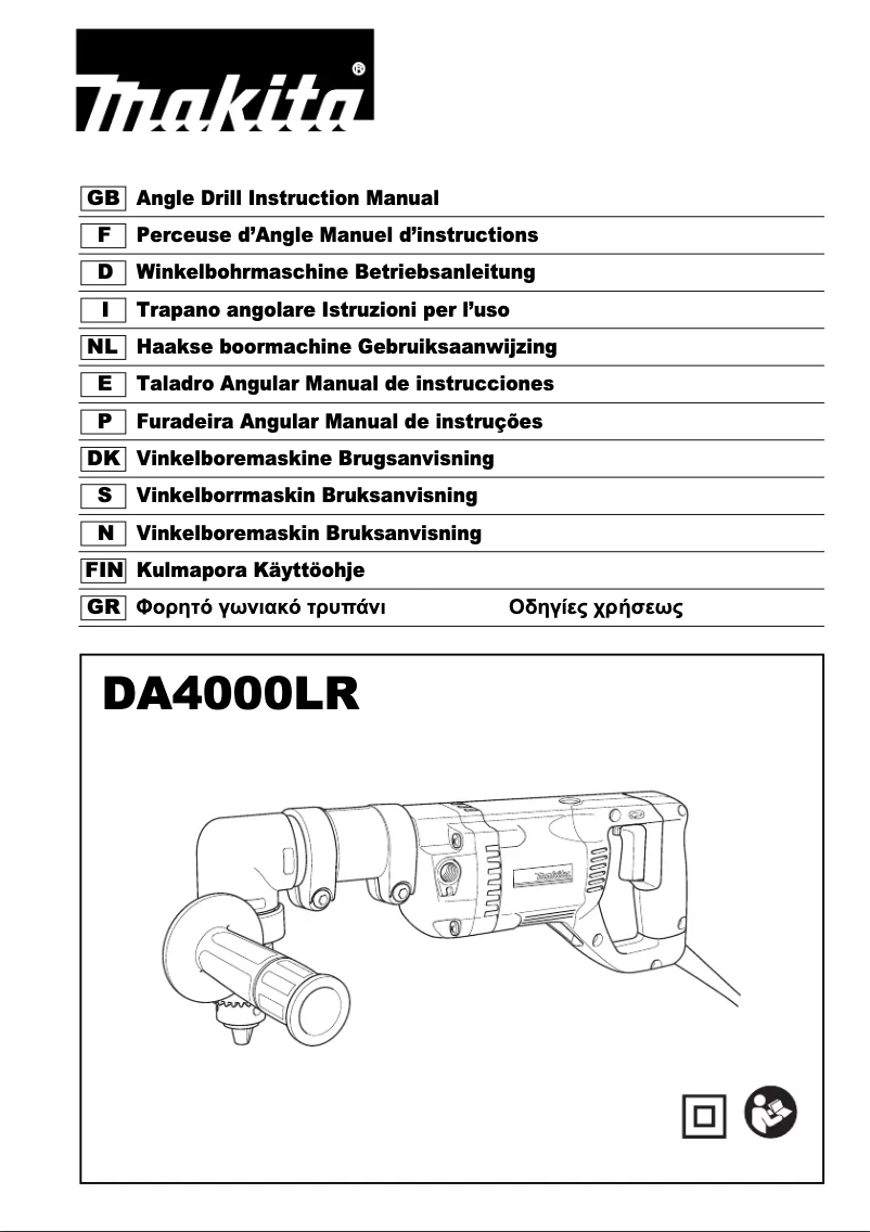 Page 1 of the manual User Manual Makita DA4000LR