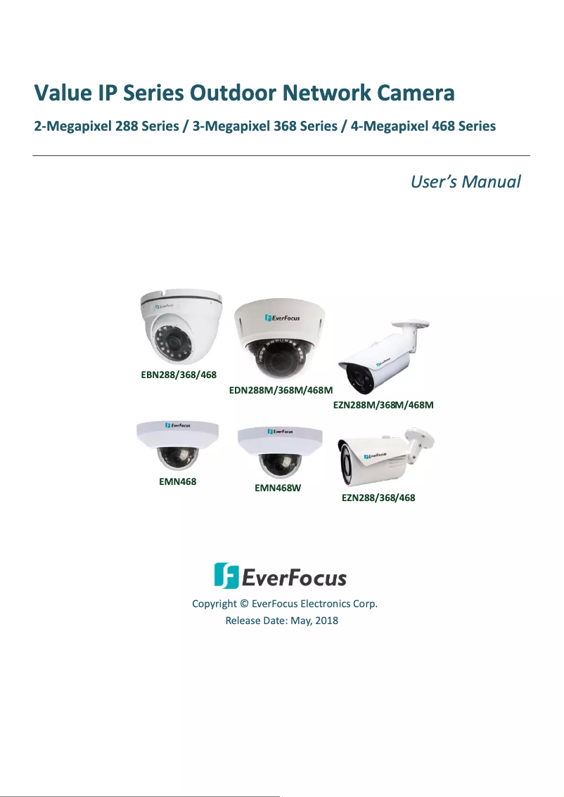 First page image of the manual for EMN468W