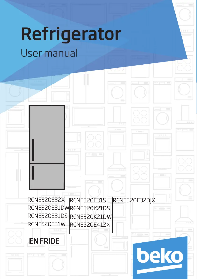 First page image of the manual for RCNE520E41ZX