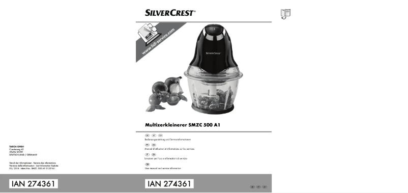 First page image of the manual for SMZ 260 I2