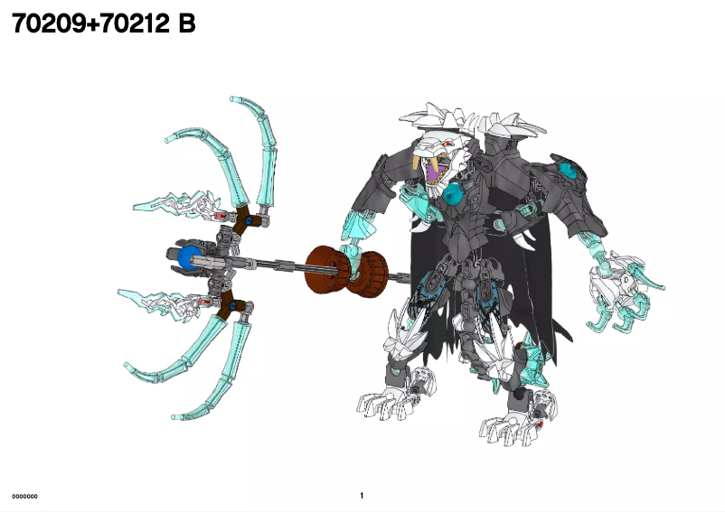 Page 1 of the manual User Manual Lego Chima 70209