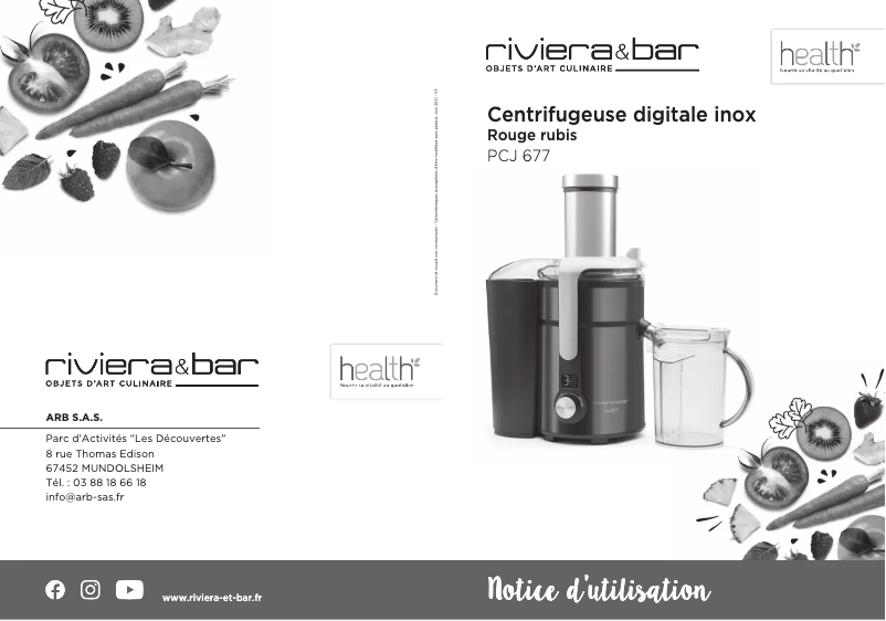 First page image of the manual for PCJ677