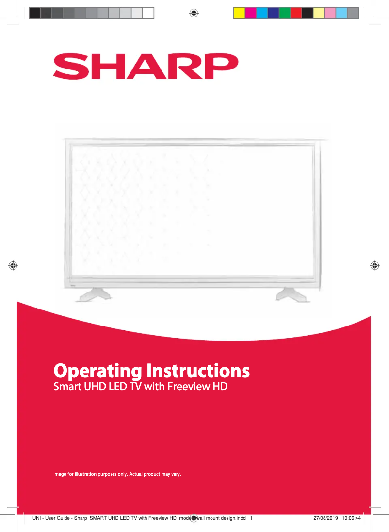 First page image of the manual for 50BJ4K