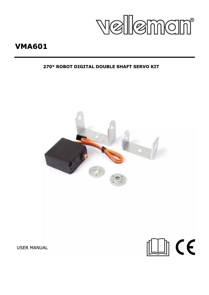 First page image of the manual for VMA601