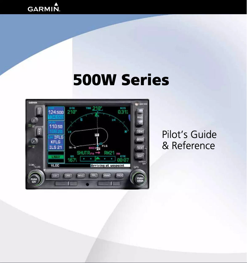 First page image of the manual for GNS 530W