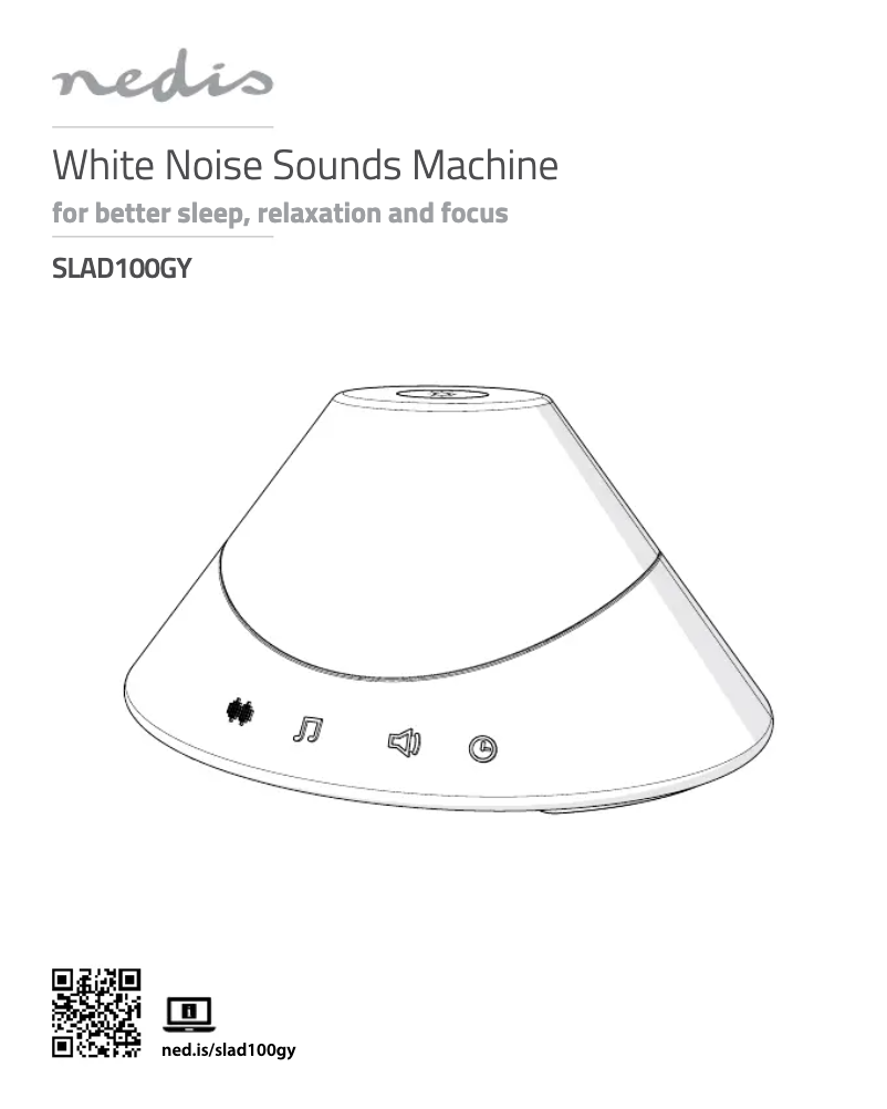 Page 1 of the manual User Manual Nedis SLAD100GY