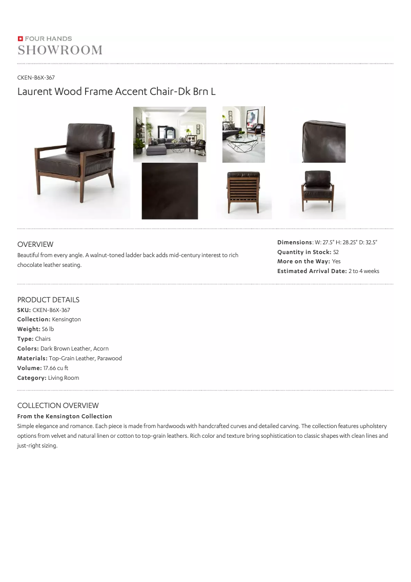 Page 1 of the manual User Manual Four Hands CKEN-B6X-367