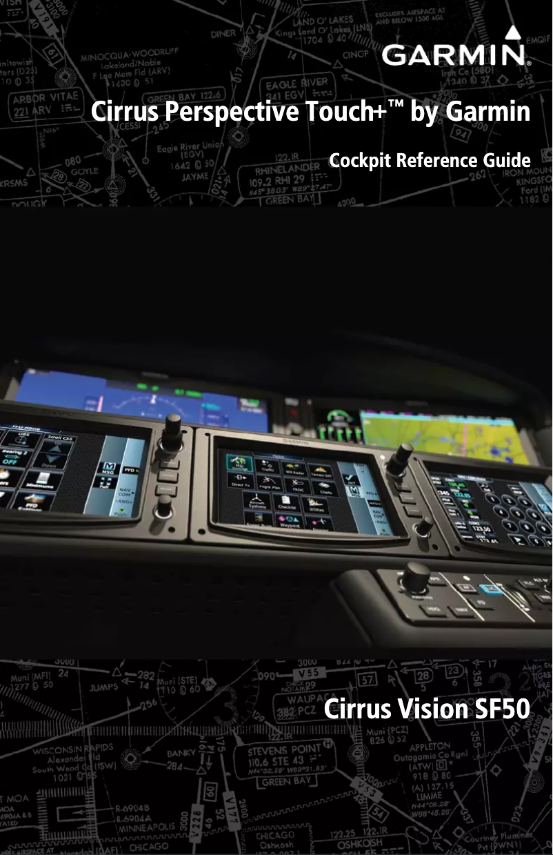 First page image of the manual for Cirrus Perspective Touch+ SF50