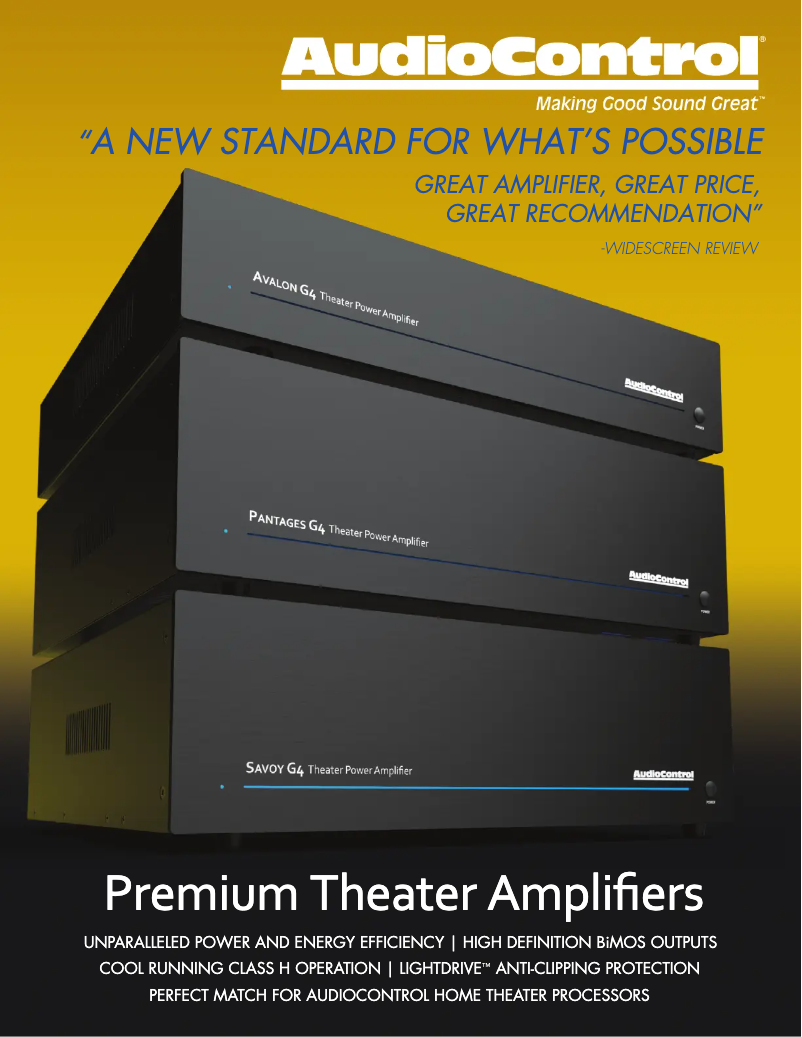 First page image of the manual for Avalon G4