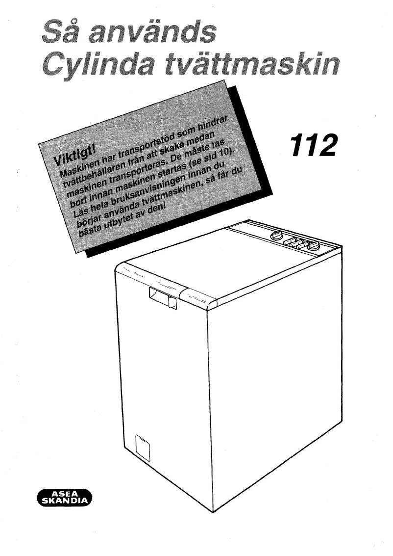 First page image of the manual for 112