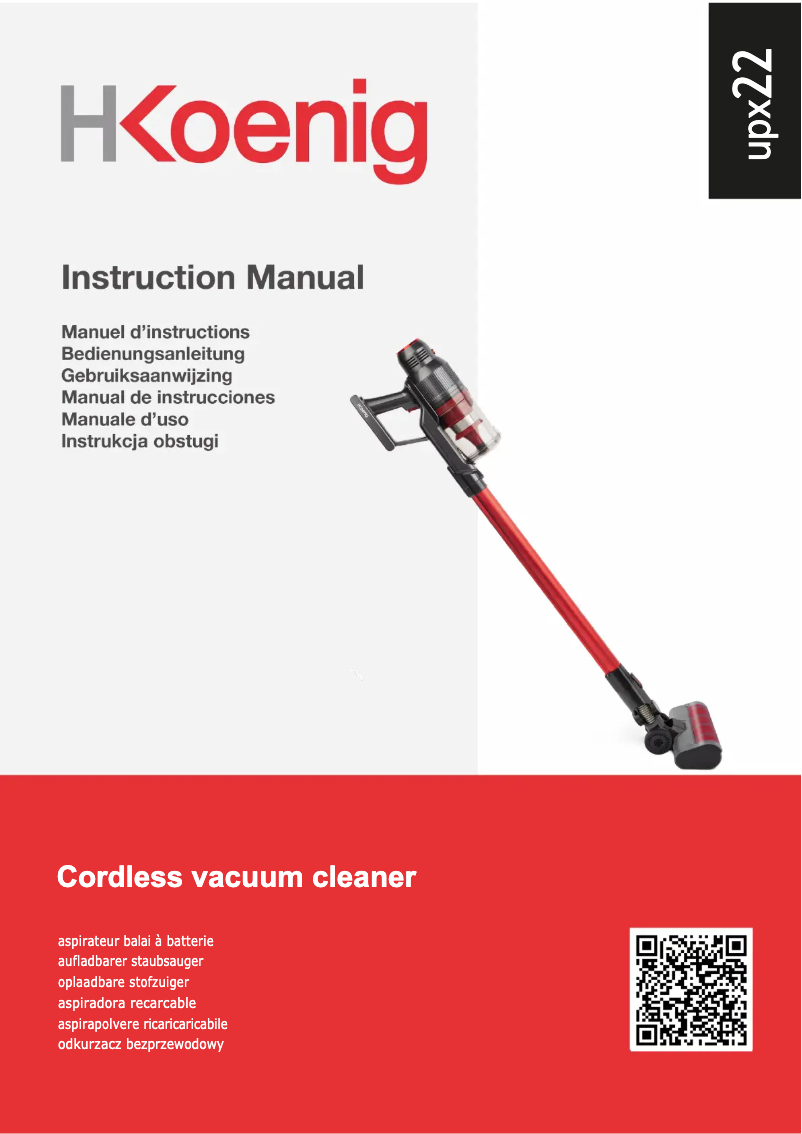 First page image of the manual for UPX22