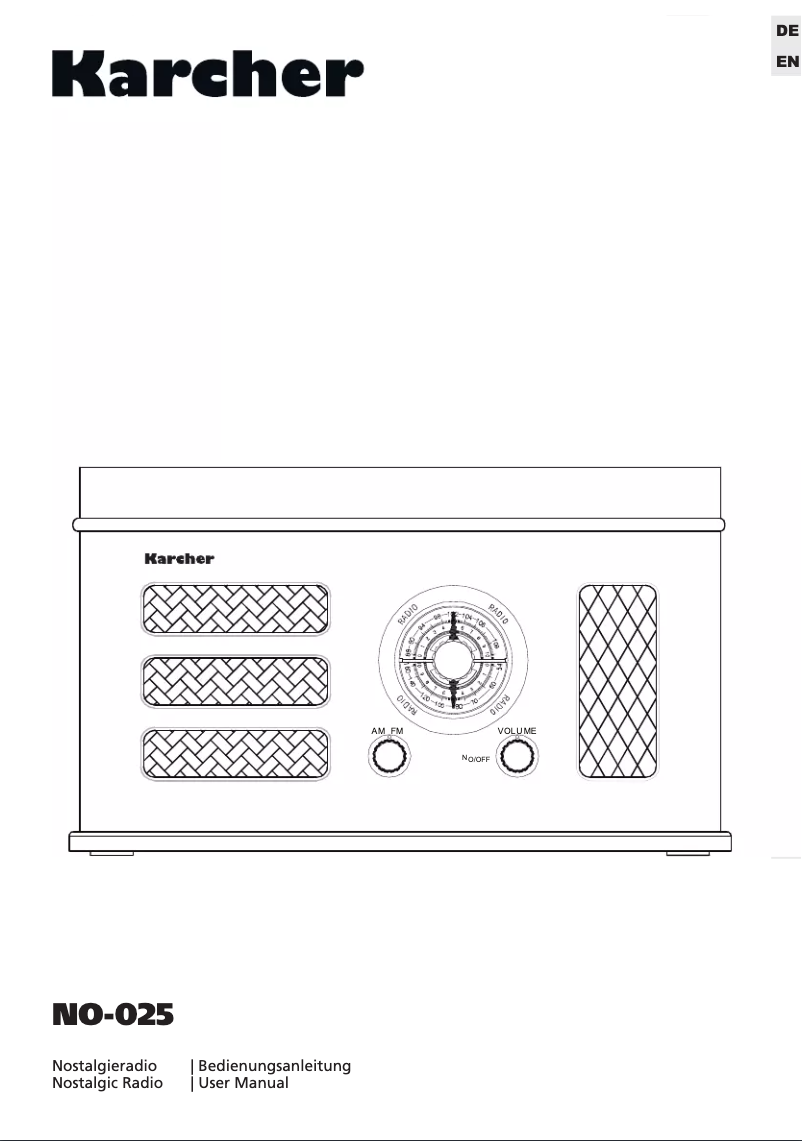 First page image of the manual for NO-025