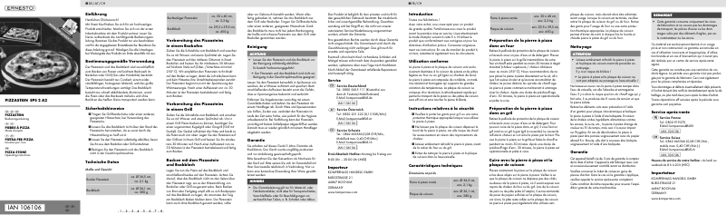 Page 1 of the manual User Manual Ernesto IAN 106106