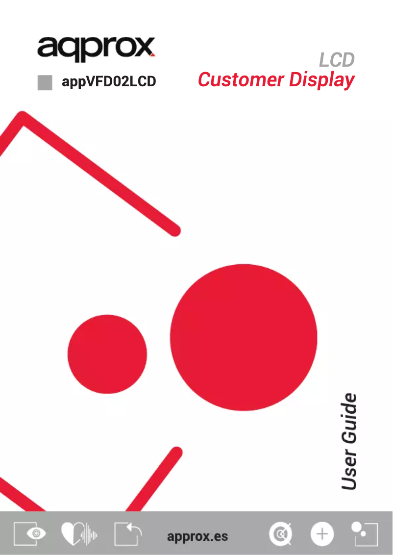 Page 1 of the manual User Manual Approx APPVFD02LCD