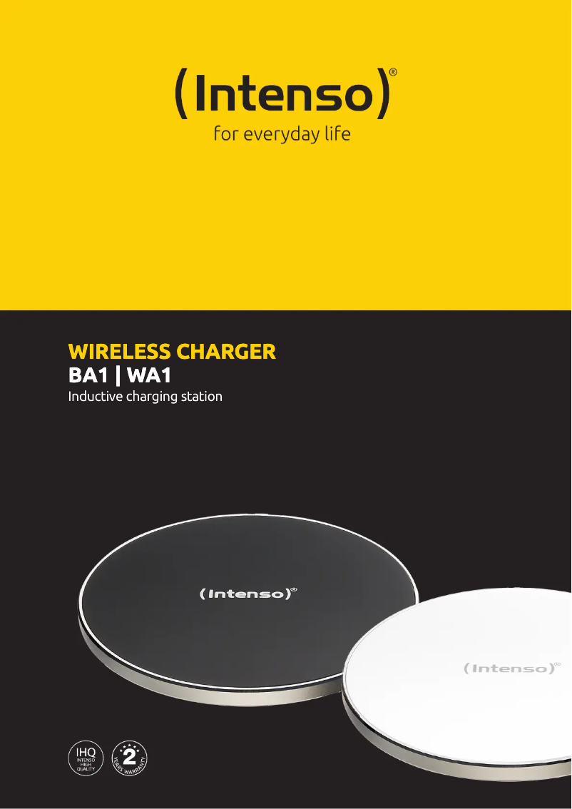 First page image of the manual for WA1