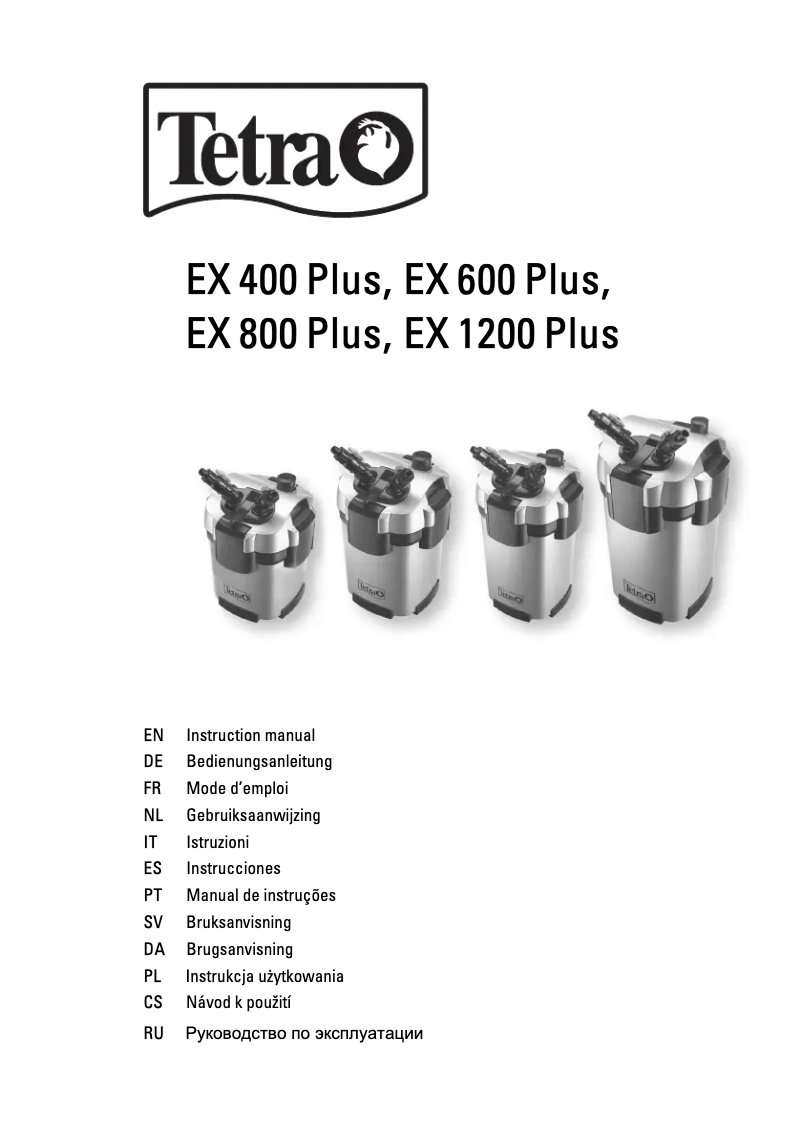 First page image of the manual for EX 1200 Plus