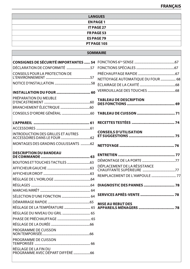 Page 1 of the manual User Manual Whirlpool AKZ 6270