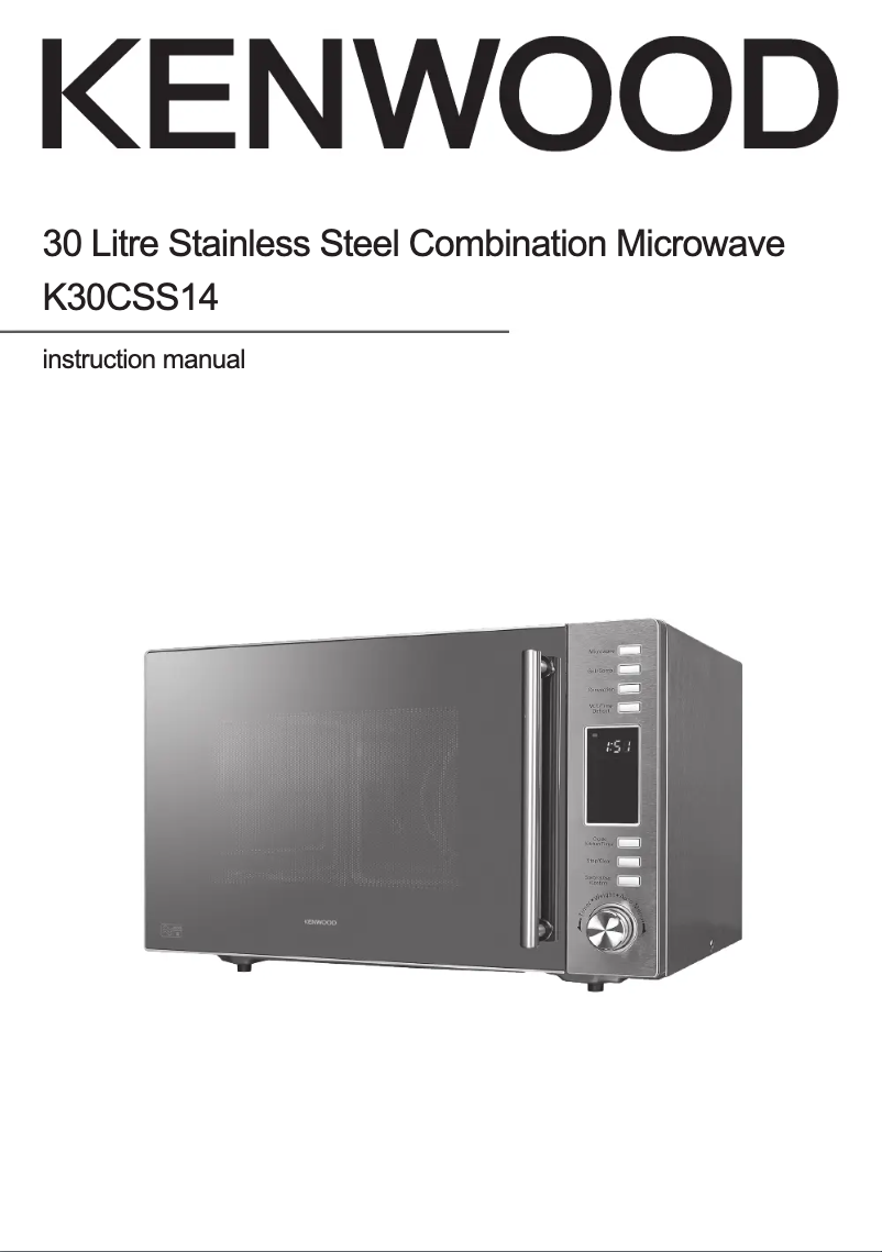 First page image of the manual for K30CSS14