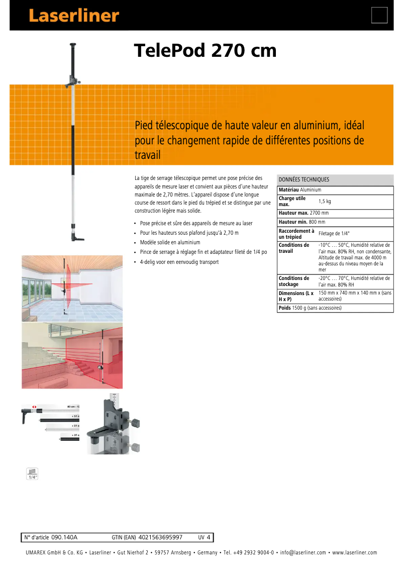 First page image of the manual for TelePod