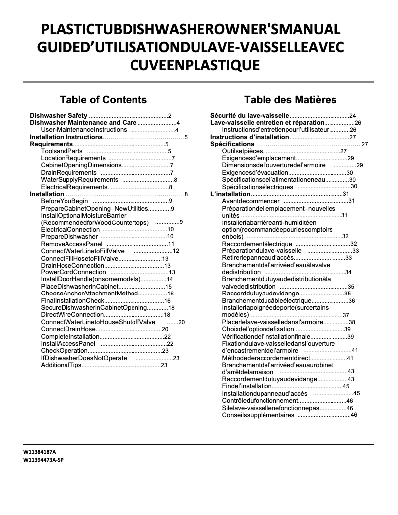 Page 1 of the manual User Manual Amana ADB1400AGS