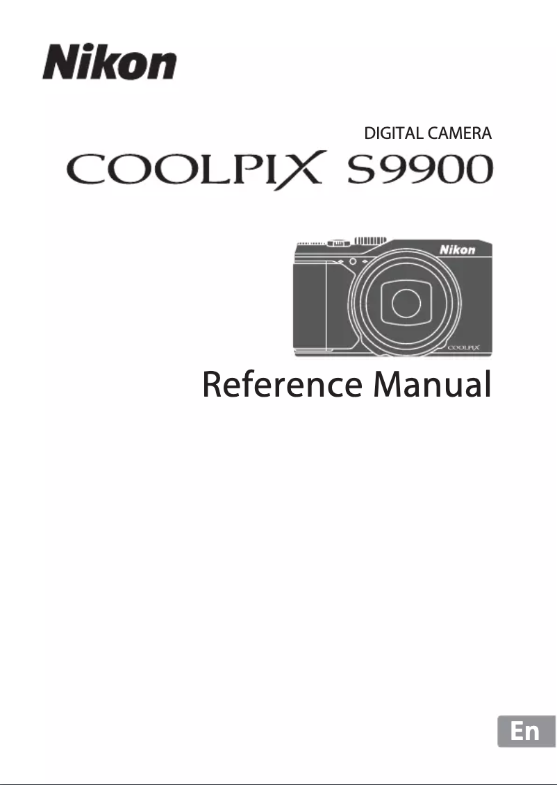 First page image of the manual for Coolpix S9900