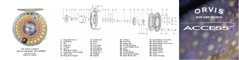 Page 1 of the manual User Manual Orvis Access II